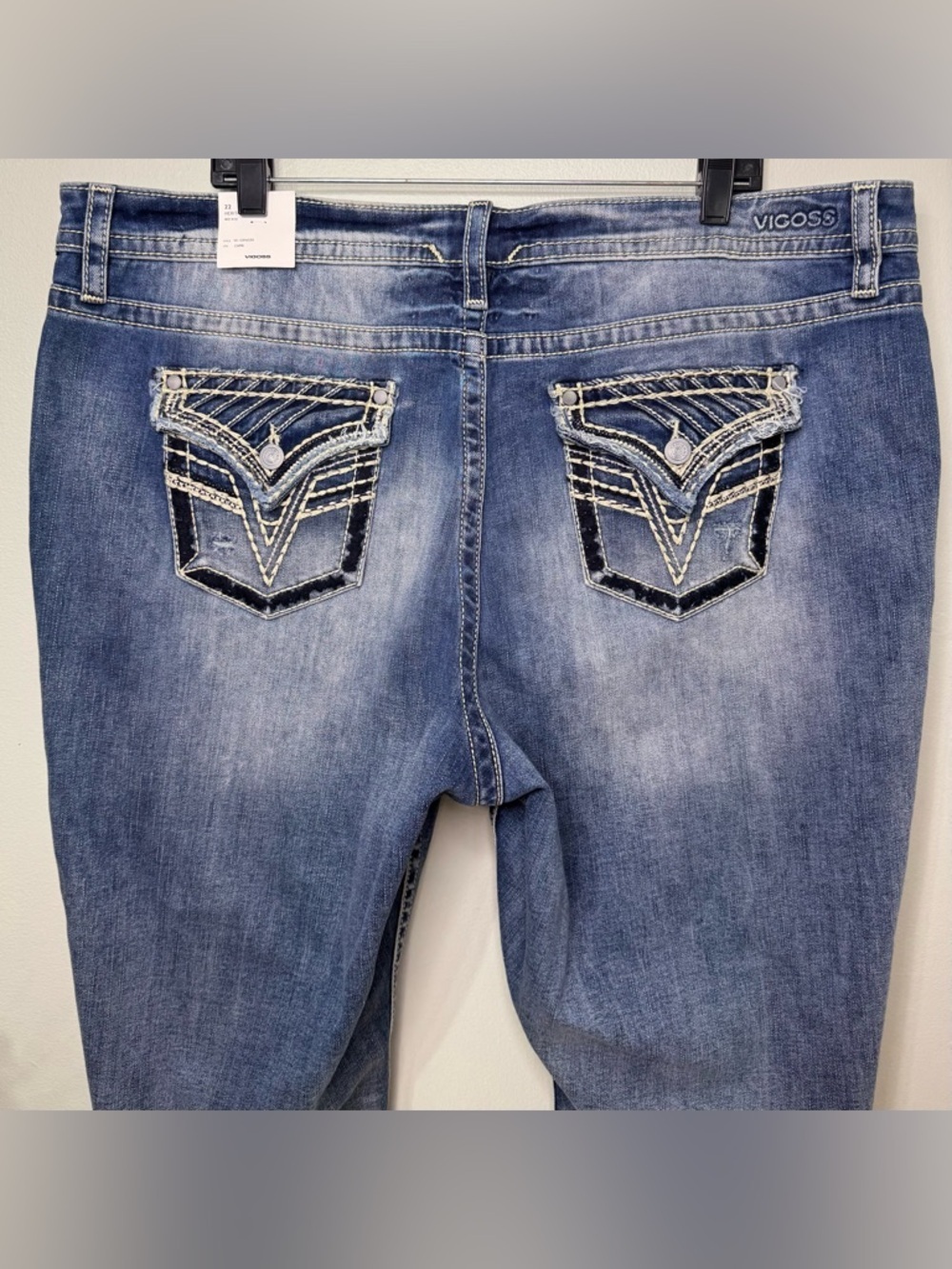 Vigoss Heritage Fit Mid Rise Capri Jeans Size 22 NWT - Picture 5 of 12
